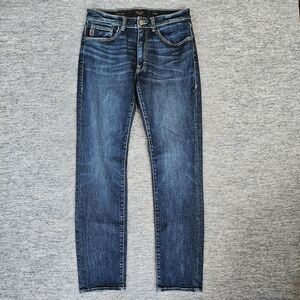 Outpost Makers Jeans Men's 30x32 Dark Wash Blue Jeans Stretch Original Taper Fit